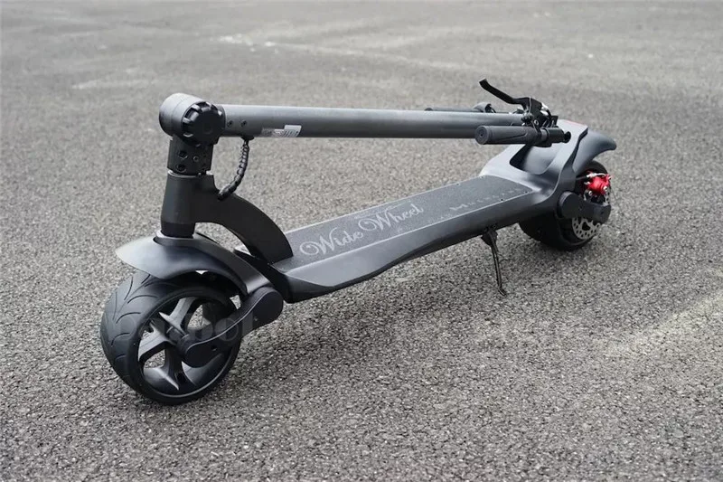 Wide Wheel Electric Skateboard Scooter Folding Two Wheel Electric Scooters 48V 500W Brushless Motor Black Kick Scooter Adults    (17)