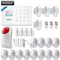 KERUI W18 Беспроводной домашней сигнализации Wi-Fi GSM приложение Remote Управление ЖК-дисплей GSM SMS Охранная Системы охранных