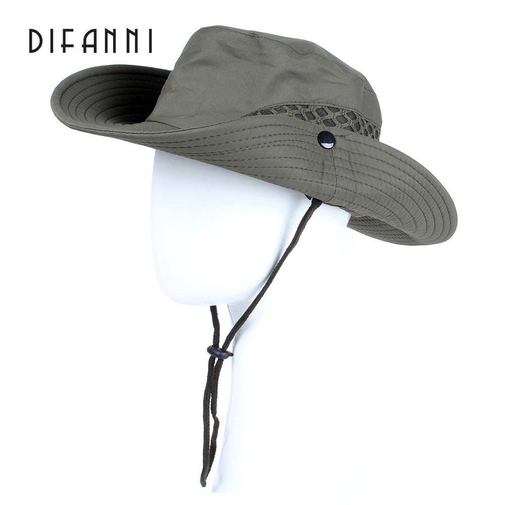Difanni Estate Uomo Donna cappello della Benna di colore Solido con la