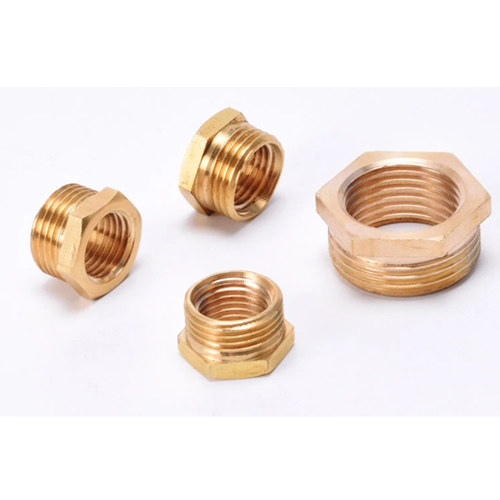 

1PC Brass Bushing Fill Core Joint Pipe Fitting 1/8" 1/4" 3/8" 1/2" 3/4" Female Screw to 1/4" 3/8" 1/2" 3/4" 1" BSP Male Thread