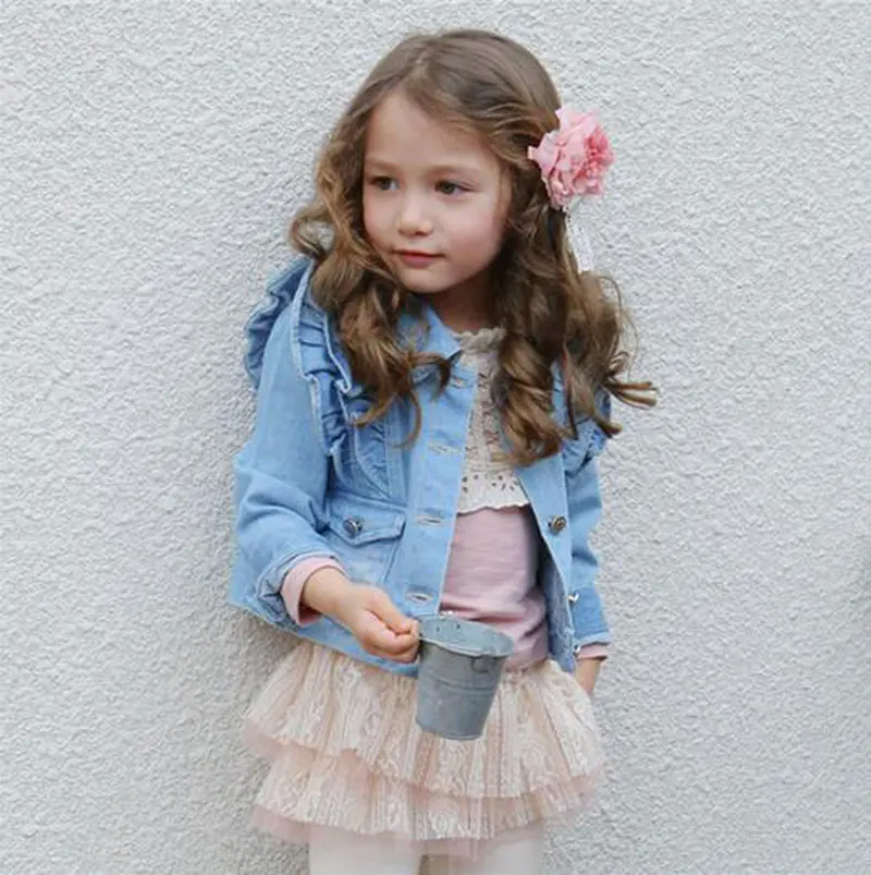 Chaqueta de Mezclilla para niños Para Niñas Blue Jean Escudo Otoño Ropa de  Niños Ropa de Moda Niña de Nuevo A La Escuela|child denim jacket|denim  jackets for girlsjacket for girls - AliExpress