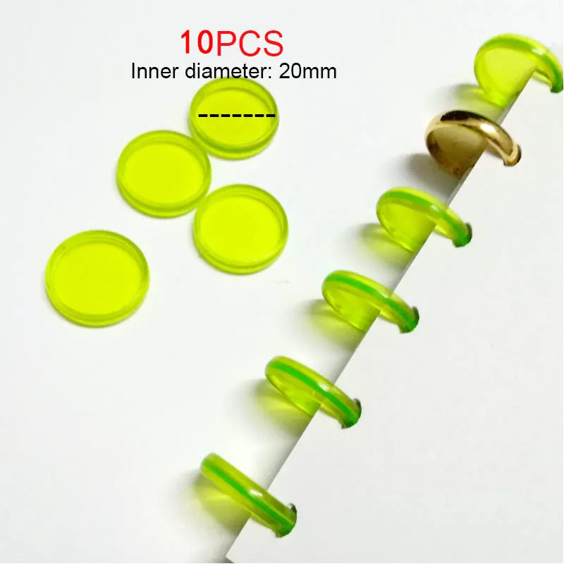 6Pcs-Lot-Metal-Disc-Round-Buckle-Mushroom-Hole-18mm-Binding-Disc-Loose-Book-A4-A5-Binding