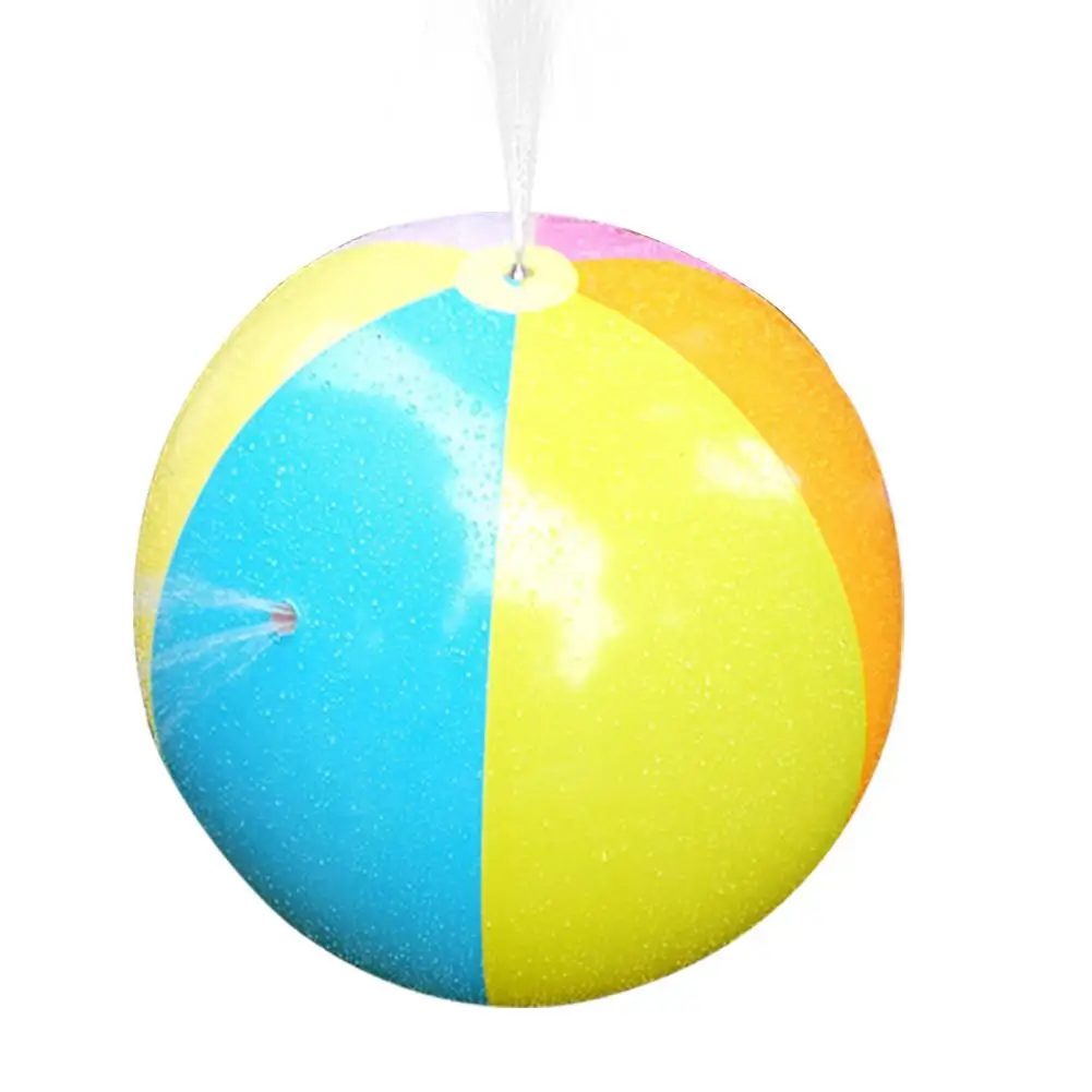 Надувной ПВХ водяной спрей пляжный шар для наружной лужайки летняя игра детская игрушка мяч водный струйный шар