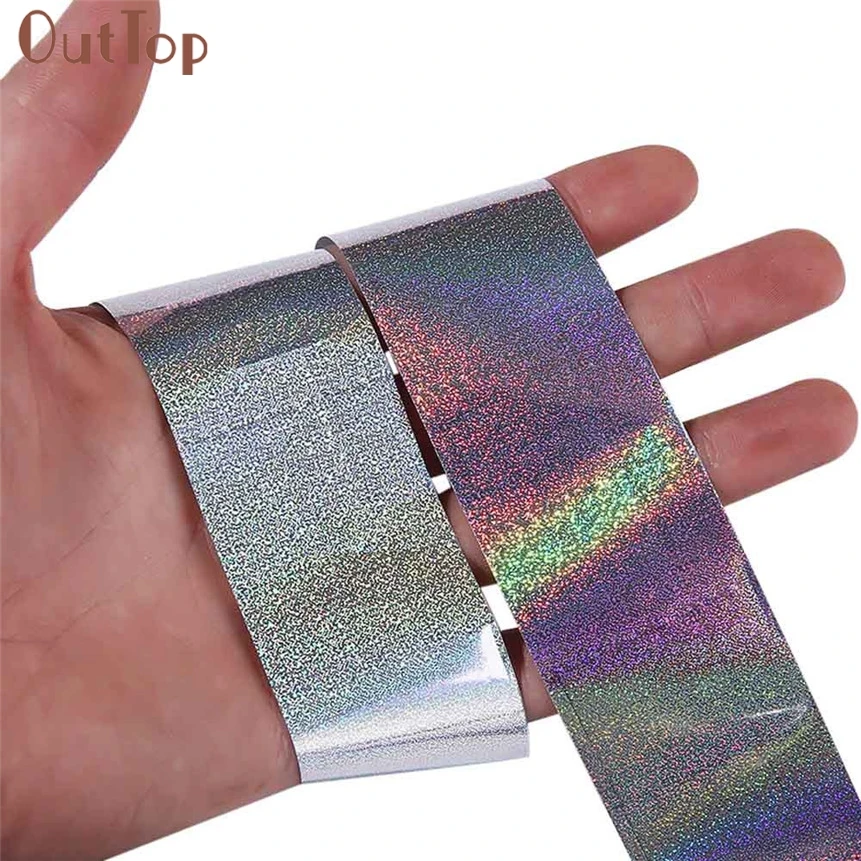 

Charm Nail Foils Polish Stickers Metal Color Starry Paper Transfer Foil Wraps Adhesive Decals Nail Art Decorations