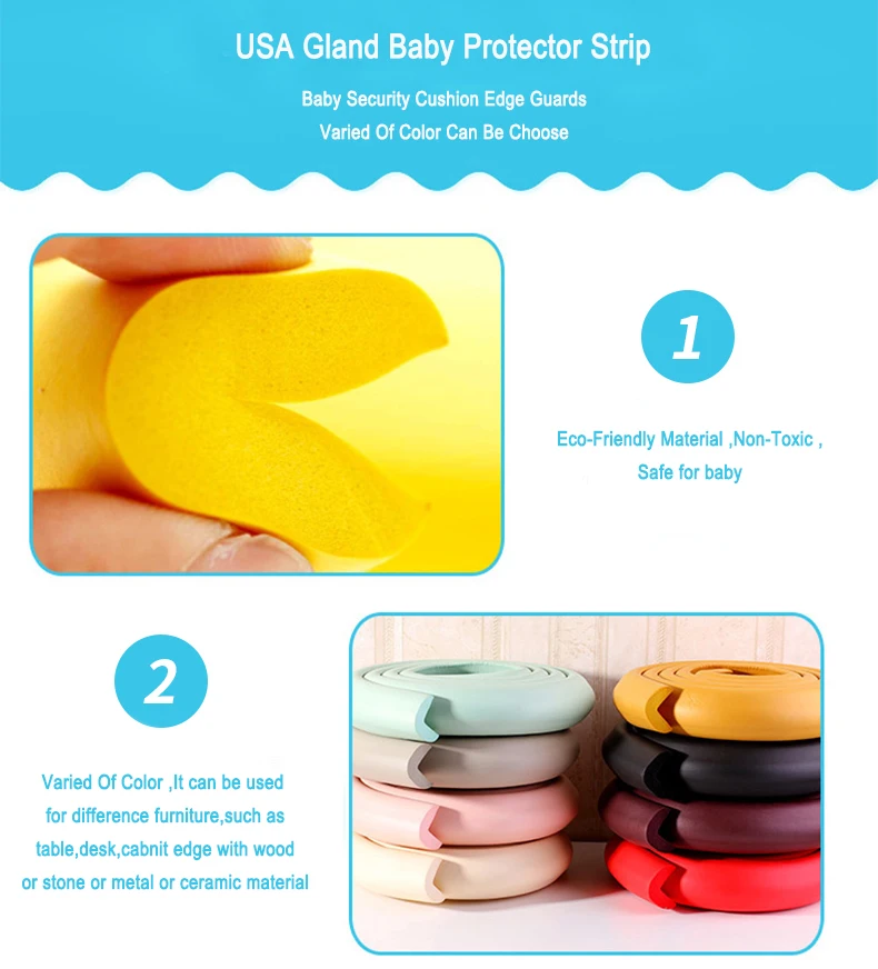 Gl 4m Long Baby Anti Crash Protector Strip Furniture Edge Corner N1 N4 N5 N8