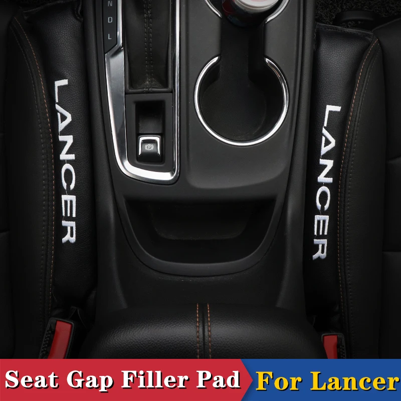 

2X Car Accessories Styling For Mitsubishi Lancer 2011 2012 2013 2014 2015 2016 2017 2018 Seat Gap Filler Soft Pad Padding Spacer
