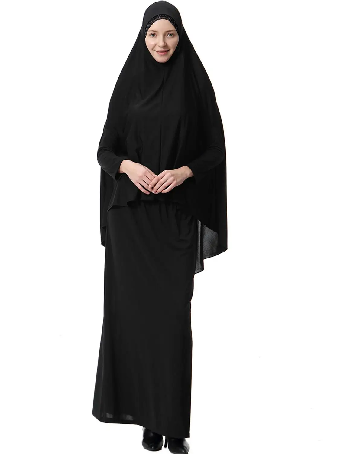 

Islamic Prayer Clothes Muslim Women Hijab Dress Arab Long Hijab Khimar Abaya