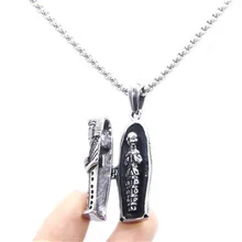Rany& Roy новейший кулон в виде гроба Фараона 316L из нержавеющей стали вечерние Подвески в виде гроба черепа
