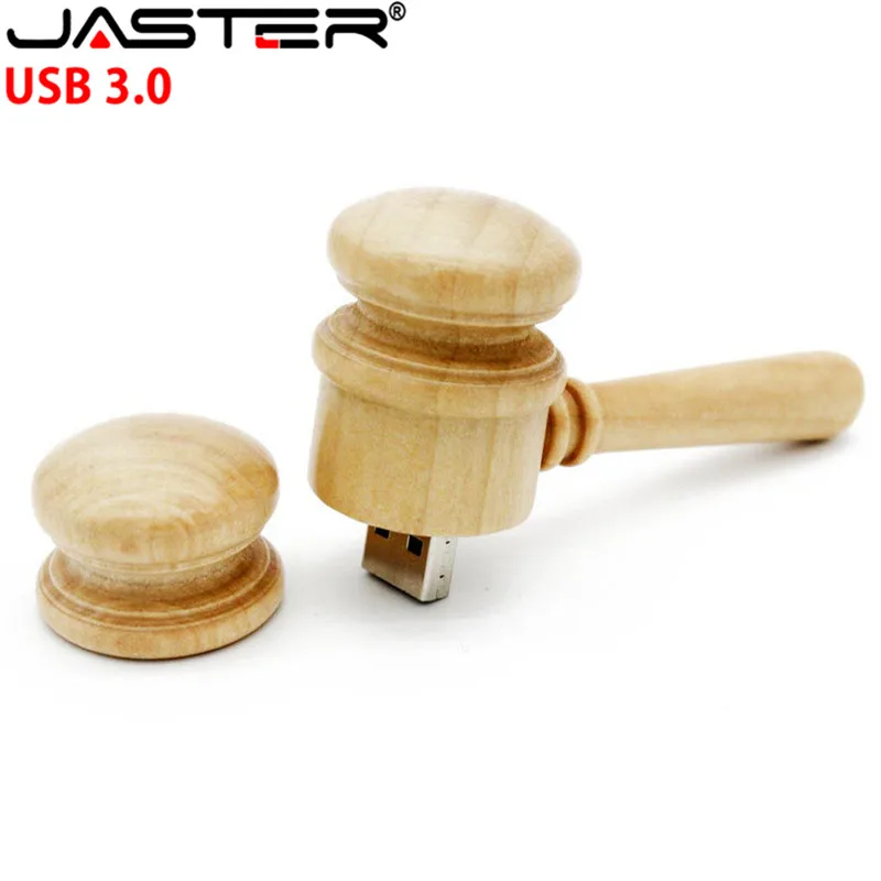 JASTER USB 3,0 деревянный USB флеш-накопитель judge hammer 4 ГБ 8 ГБ 16 ГБ 32 ГБ 64 Гб карта памяти usb креативный подарок