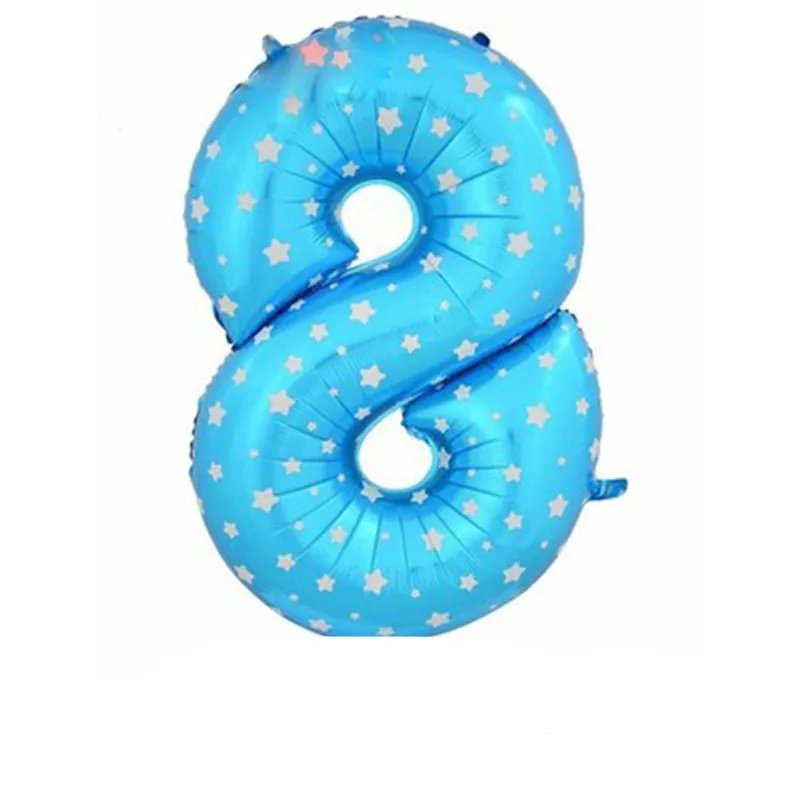 10 шт. 16 дюймов номер воздушные шары из алюминиевой фольги для дня рождения украшения детская комната шары globo cumpleanos infantile