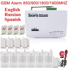 Английский Русский Spansih Голосовые Подсказки Двойной антенны SIM GSM Сигнализация Главная Безопасности Автодозвон Dialer СМС Вызова Удаленного управления