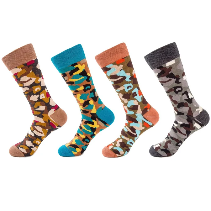 

Camo Novelty Men's Funny Socks Camouflage Meias Brand Short Women's Short Socks Cotton Harajuku Socks Chaussette Sokken EU 40-46