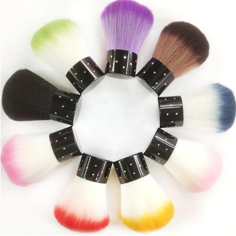 Retail-Pro-Colorful-New-Cleaning-Brush-Soft-Cosmetic-Make-Up-Brush-Nail-Art-Dust-Long-Handle