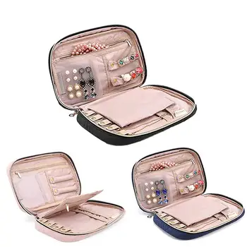 

Large-capacity jewelry necklace, earrings, ring, bracelet jewelry storage bag