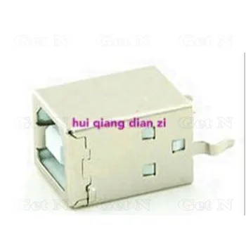 

100pcs/lot Square Type B USB Receptacle Socket Port Flat Angle for Printer