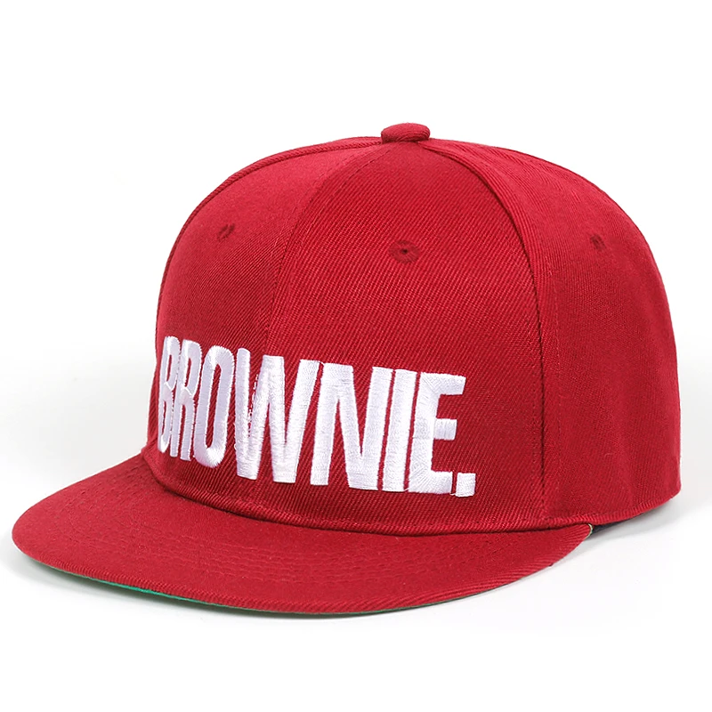 BLONDIE домовой вышивка Snapback Шапки подруга Для женщин Подарки для нее бордовый Бейсбол шапки хип-хоп Регулируемый Gorras