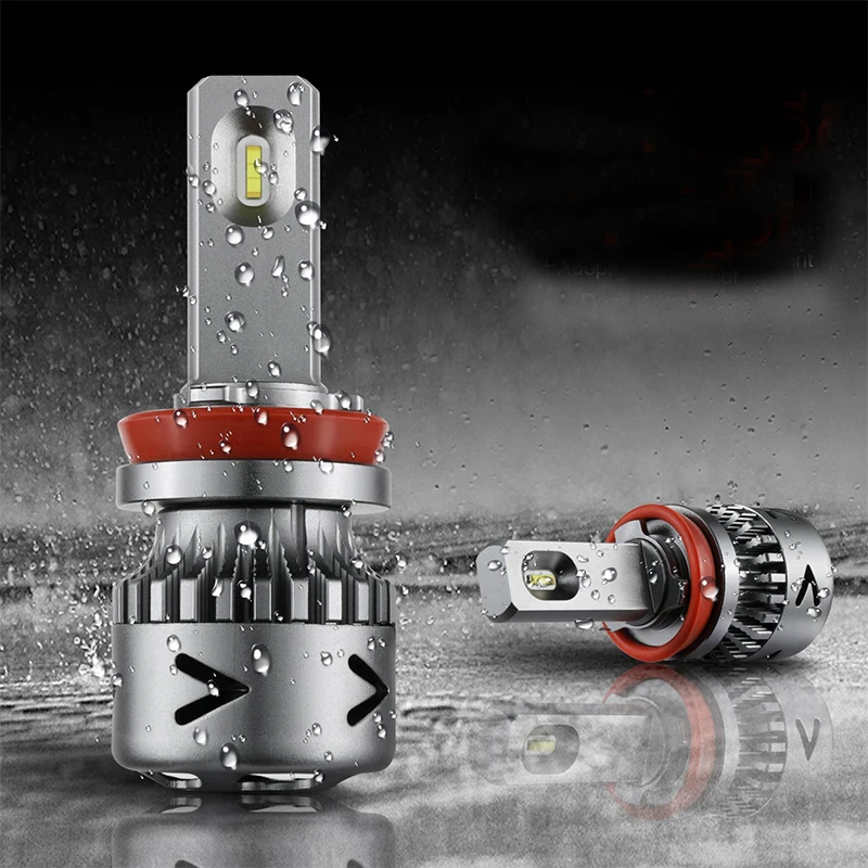 

Sell 2PCS Fog Lamps V11 IP65 6000k Car Headlight Kit Waterproof Car LED Headlights White H1 H4 H7 H11 H13 9006