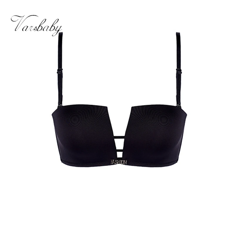 

Varsbaby Women's Sexy Gather Anti-skid Underwear Ladies Hollow U-shaped Breathable Bras