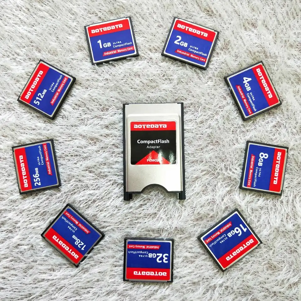 

AOTEDATA 133X sale Industrial Compact Flash CF 128MB 256MB 512MB 1GB 2GB Memory Card For CNC IPC Numerical control machine