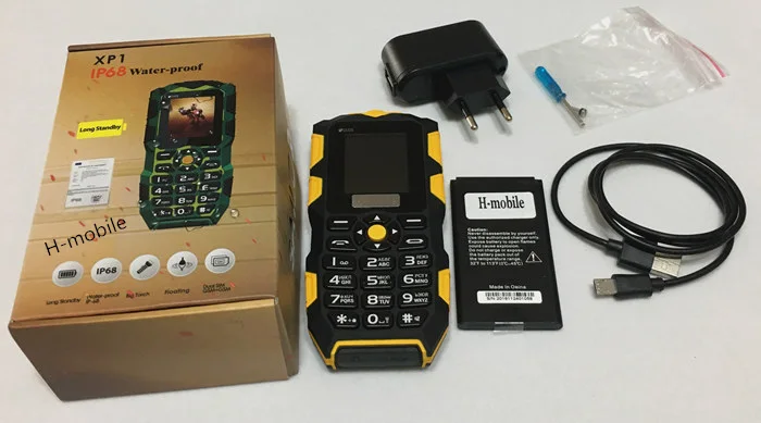 IP67 phone Waterproof shockproof phones Runssian keyboard novelty mobile phone original H-mobile China Cell Phones Telephones