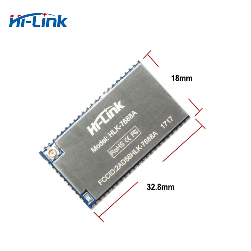 HLK-7688A AURT беспроводной wifi модуль MT7688AN чип поддерживает Ethernet/Linux/Openwrt/облачные сервисы приложения