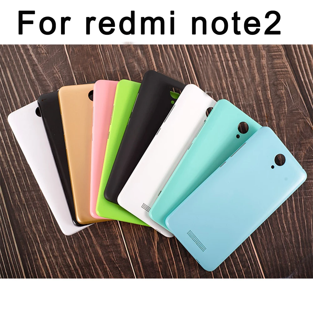 

Hard PC Battery Back Housing Cover For Xiaomi Redmi Note 2 Mobile Phone Case Replacement For Redmi Note2 Protective Shell