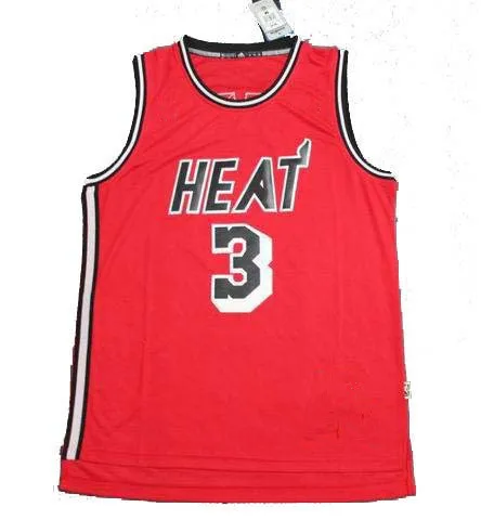 wjx035 SG Free Shipping New 2014 brand men Jersey #3 RED Throwback Stitched Basketball Plus size M-XXL | Спорт и развлечения