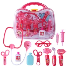 12 шт., Набор для игры в доктора, для детей, для ролевых игр, для больницы, медицинский набор, обучающая игрушка, игрушка для девочек и мальчиков