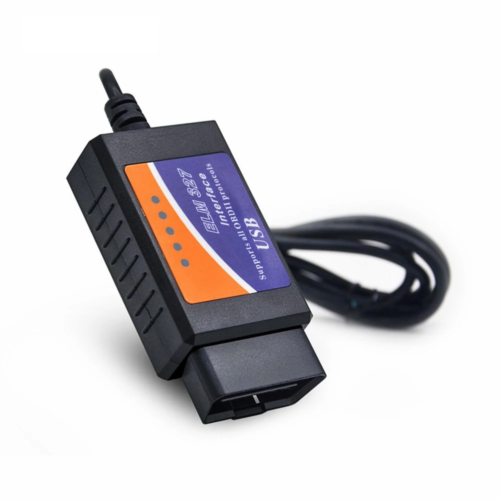 ELM327 USB FTDI FT232RL чип V1.5 OBD2 сканер OBD 2 ELM 327 Интерфейс OBDII Авто Бортовая Система