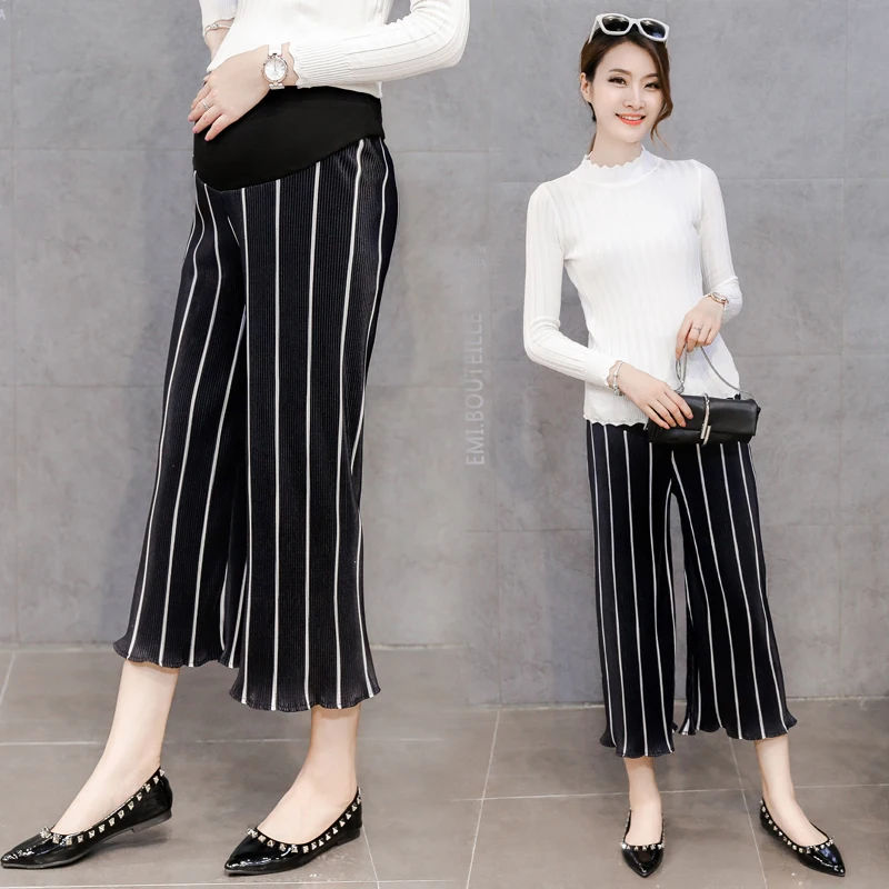 Verano embarazo Pantalones anchos pantalones maternidad ropa para mujeres suelta embarazo ropa Pantalones|Pantalones y pantalones pirata| - AliExpress