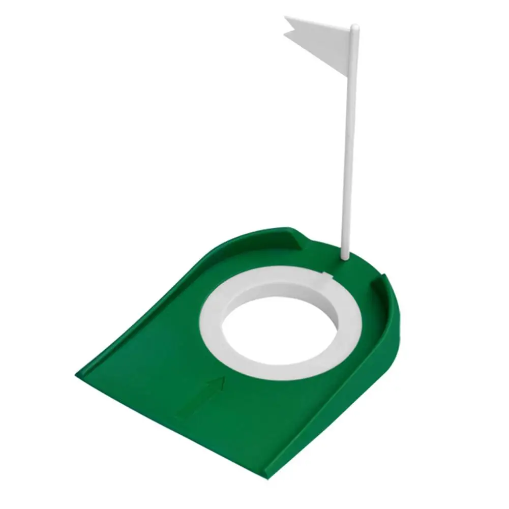 New Golf Putting Practice Cup Green Regulation Hole With Flag Indoor Training Aids |