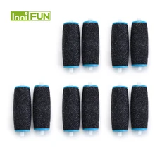 Hot 10pcs Replacements Roller Heads For Pro Pedicure Foot Care Tool Scholls Feet font b Electronic