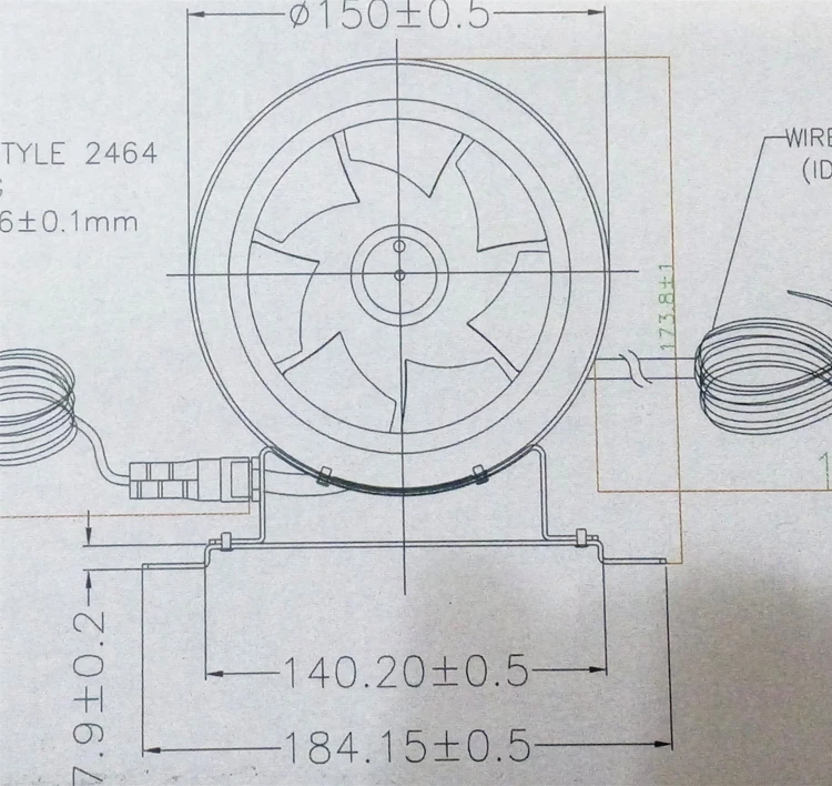 Контроллер-вытяжной вентилятор электрический вентилятор SE-A150 шестидюймовый мощный Частотный вытяжной инвертор вентилятора 220 в 30 Вт 1 шт