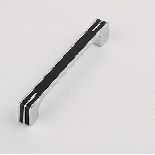 160mm shiny silver kitchen cabinet wardrobe door handles black chrome drawer dresser cupboard modern furniture hardware handles 160mm shiny silver kitchen cabinet wardrobe door handles black chrome drawer dresser cupboard modern furniture hardware handles