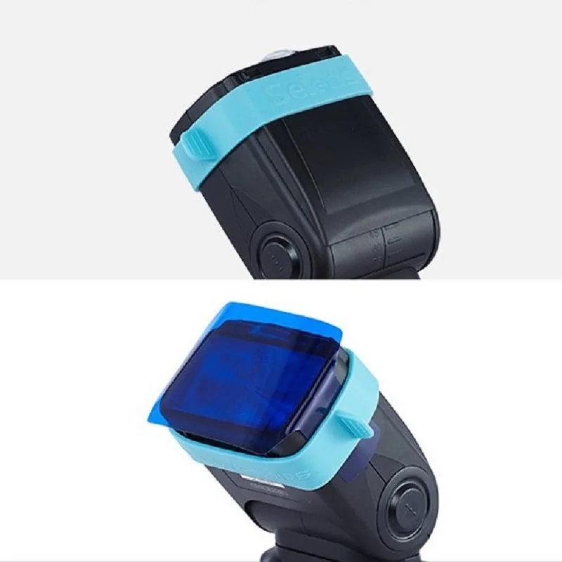 3Pcs Universal Rubber Gels-Band Belt for Flash Speedlight Photo Studio