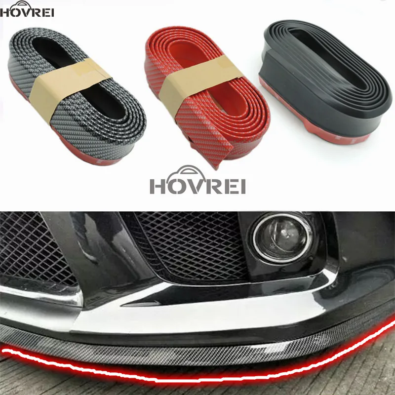 Universal 2.5meter Car Front Skirt Protector Car Front Lip Bumpers Car