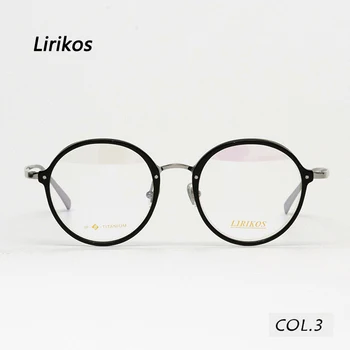 

LIRIKOS Pure Titanium granny chic Anti-Corrosion Full Frame Women Reading Rounded Glasses