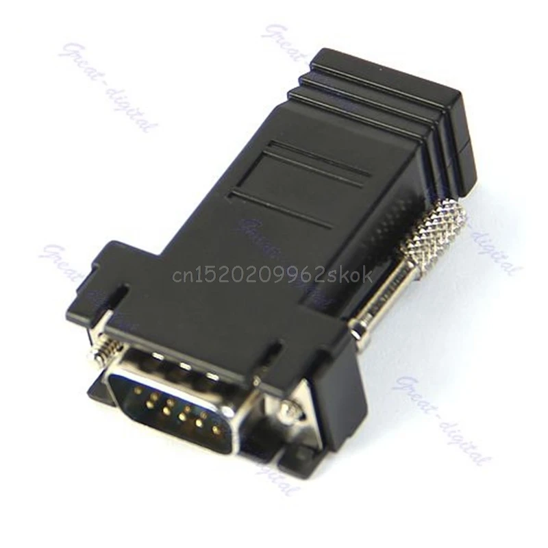 

2pcs VGA Video Extender Male to LAN CAT5 CAT6 RJ45 Network Cable Female Adapter JUL12 dropshipping