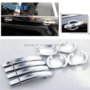 

smRKE For Honda CRV 2007-2011 Car Chrome Door Bowl Cover Stickers Interior Decoration Sequins Brand Auto Accessories Styling