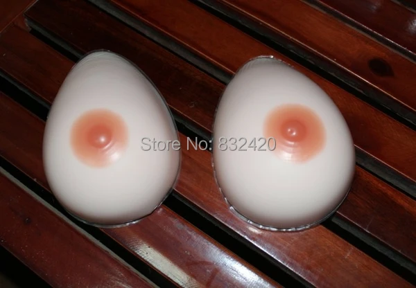 ФОТО crossdresser breast forms silicone 1000g D cup silicone cd fake breast  drop shipping wholsale