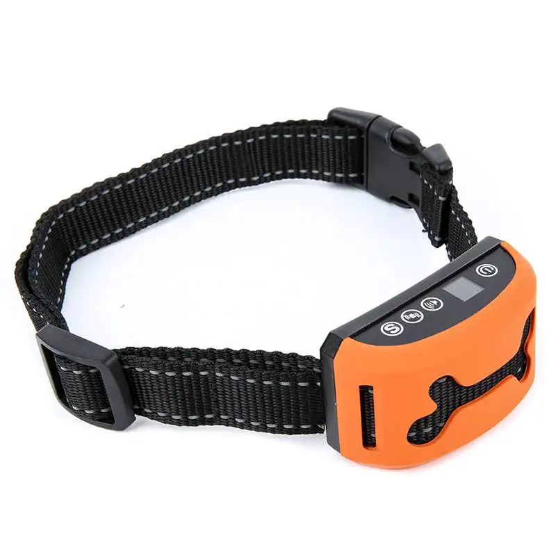 O2 Pet перезаряжаемый непромокаемый анти-нет Электрический шок против лая Регулируемый Ошейник Жгут коры устраняет собак домашних животных принадлежности аксессуары - Цвет: O2