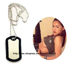 10 шт. Стиль милитари собака бирки+ глушители+ 60 см цепи, сплав собака бирки для мужчин ожерелье