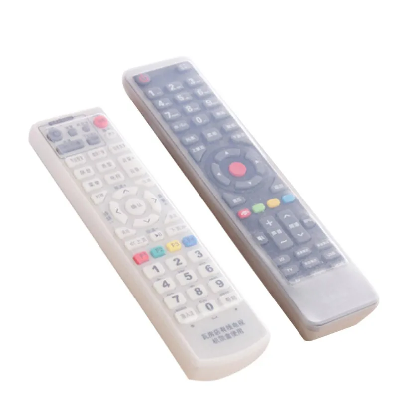 

Case For TV Remote Control Case Cover Storage Bag Silicone Storage Covers Transparent Protective
