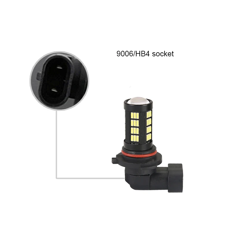 2X9006/HB4 светодиодный canbus 4014SMD лампы отражатель зеркальный дизайн для противотуманных фар для BMW E63 E64 E46 330ci