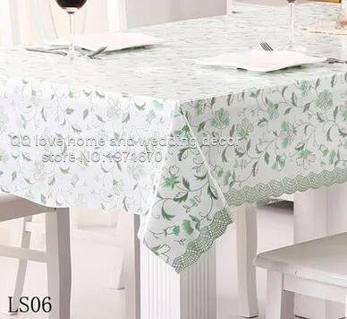 Waterproof Oil Proof Disposable Tablecloth Lace Table Waterproof Oil Proof Disposable Tablecloth Lace Table Cloth Plastic Pvc Soft Gl Mat In Tablecloths From Home Garden On