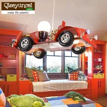 Qiseyuncai new car children s room chandelier Creative personality clothing shop decoration lamp Boy room bedroom
