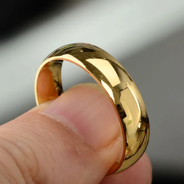 gold color simple circle round ring real love couple engagement wedding rings for women men fashion - Circle Wedding Rings gold color simple circle round ring real love couple engagement wedding rings for women men fashion - Circle Wedding Rings