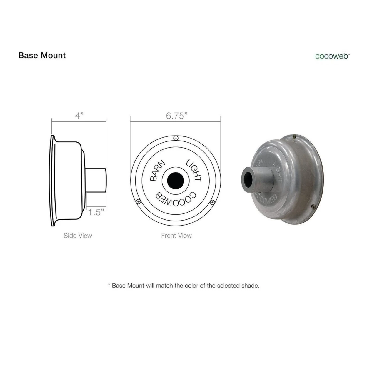 10 Blackspot LED Sign Light with Metropolitan Arm in Black (3)