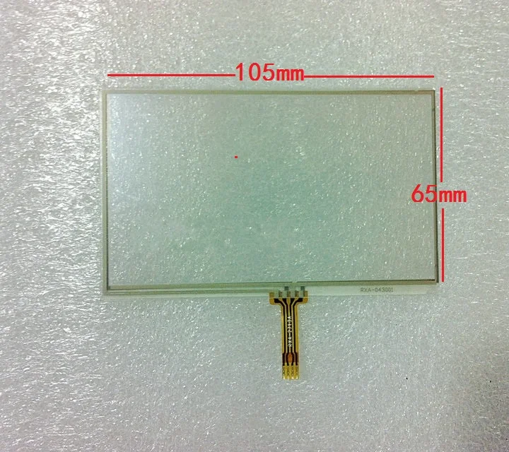 

10 шт./Лот Новый 4,3 дюймовый сенсорный экран 105 мм * 65 мм 105*65 мм для автомобиля GPS 721Q310B63-A2