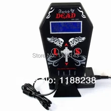 Tattoo Power Supply Metal material Digital LCD Dual Input Power Supply PS-3 Dead Brand Ghost-shaped for tattoo machine